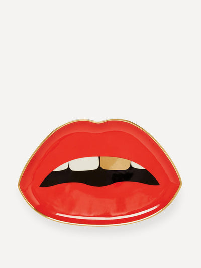 Jonathan Adler Lips trinket tray at Collagerie