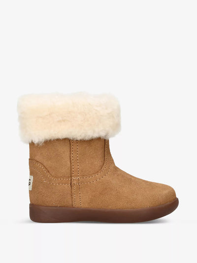 Ugg Jorie II suede and sheepskin boots at Collagerie