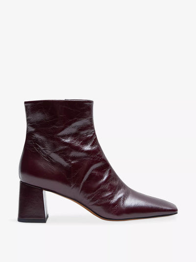Joseph Patent-leather heeled ankle boots at Collagerie