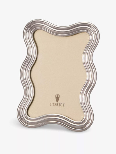 L'Objet Ripple gold-plated photo frame at Collagerie