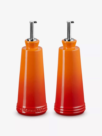 Le Creuset Signature stoneware oil and vinegar set at Collagerie