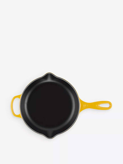 Le Creuset Signature round cast iron skillet at Collagerie