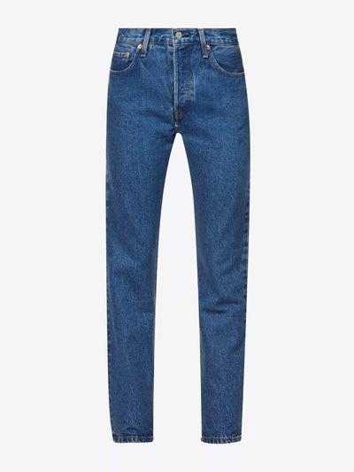 Levis 501 straight-leg high-rise jeans at Collagerie