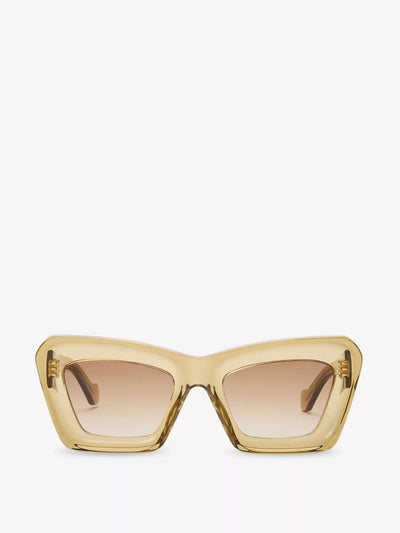 Loewe Beveled cat-eye acetate sunglasses at Collagerie
