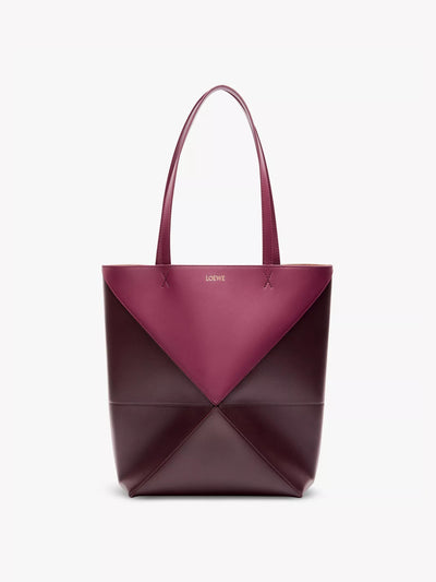 Loewe Puzzle Fold medium leather tote bag at Collagerie