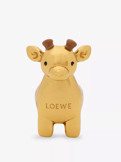 Loewe Paula's Ibiza Giraffe dice enamelled brass charm at Collagerie