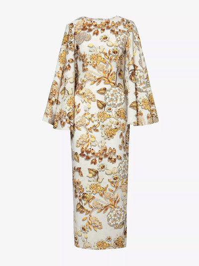 Mary Katrantzou Cambon floral-print stretch-woven maxi dress at Collagerie