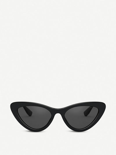 Miu Miu Cat-eye embellished sunglasses at Collagerie