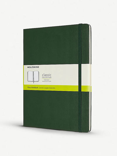 Moleskine Extra-large plain hardcover notebook at Collagerie