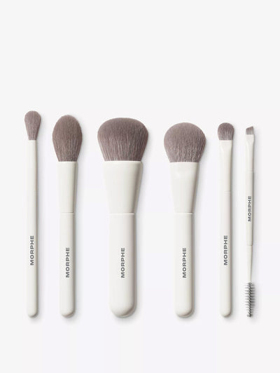 morphe Along for the Glide 6-Piece travel brush set at Collagerie