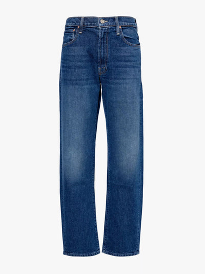 Mother The Ditcher Roller Sneak straight-leg mid-rise stretch-denim jeans at Collagerie