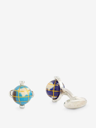 Paul Smith Globe-shaped copper and zinc cufflinks at Collagerie