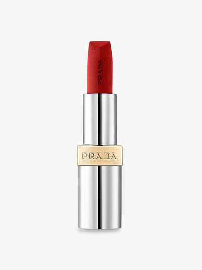 Prada Hyper Matte monochrome refillable lipstick in Pompei at Collagerie