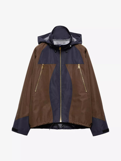Prada Technical hooded woven blouson jacket at Collagerie