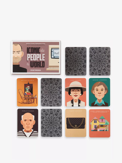 Print Works Iconic People Memo card game at Collagerie