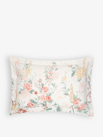 Ralph Lauren Home Floral print organic cotton pillowcase at Collagerie