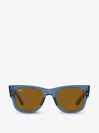 Ray-Ban Mega Wayfarer square-frame acetate sunglasses at Collagerie