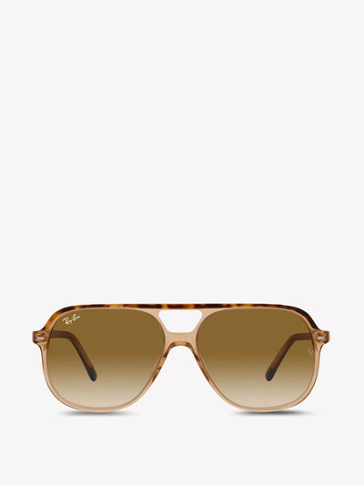 Ray-Ban RB2198 Bill square acetate aviator sunglasses at Collagerie