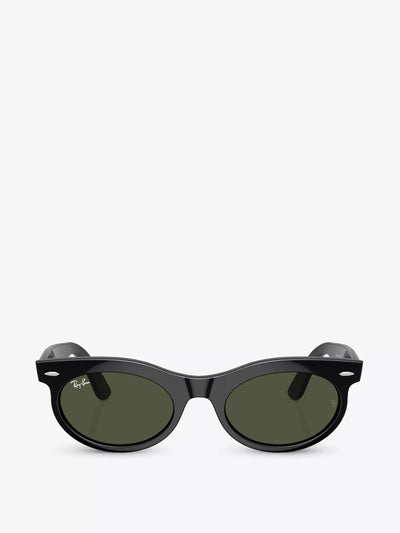 Ray-Ban Wayfarer Oval-frame propionate sunglasses at Collagerie