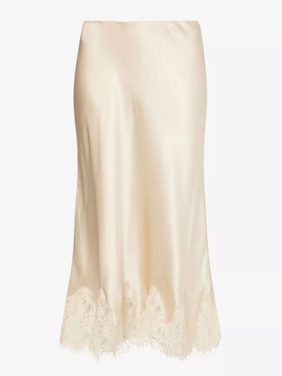 Reformation Carolina silk midi skirt at Collagerie