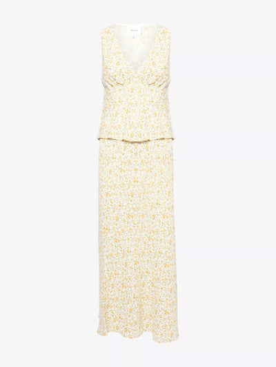 Reformation Ryan floral-print crepe two-piece set at Collagerie