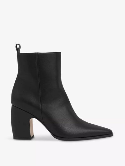 Reiss Amy block-heel leather ankle boots at Collagerie