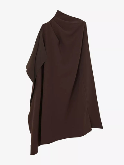 Reiss Ellery draped one-shoulder woven mini dress at Collagerie