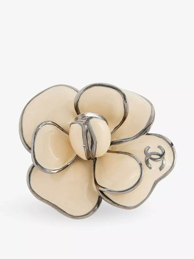 Chanel Pre-loved chanel camellia enamel brooch at Collagerie
