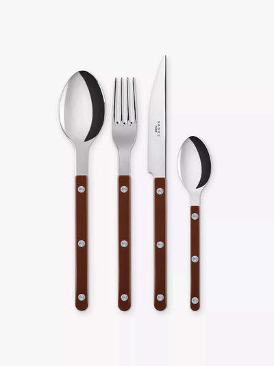 Sabre Bistrot stainless-steel cutlery (set of 4) at Collagerie