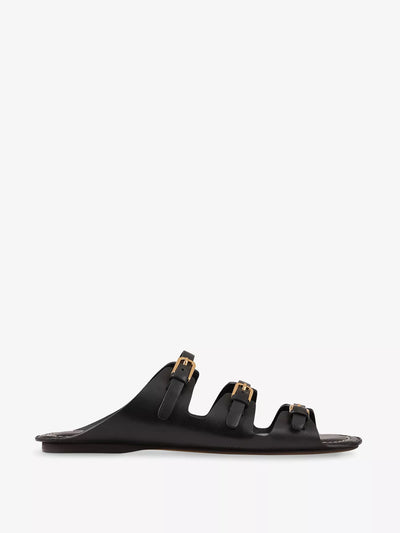 Sandro Buckled leather sandals at Collagerie