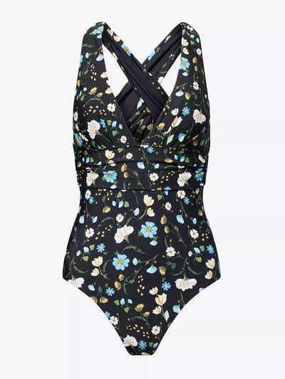 Seafolly Modern romance cross back swimsuit at Collagerie