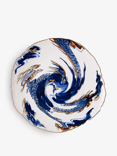 Seletti x Diesel Living Classics on Acid 'Imari Dragon' dinner plate at Collagerie