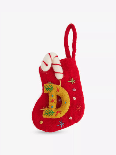 Selfridges Edit Mini Alphabet wool Christmas decoration at Collagerie