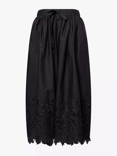 Sister Jane La fiesta embroidered woven midi skirt at Collagerie