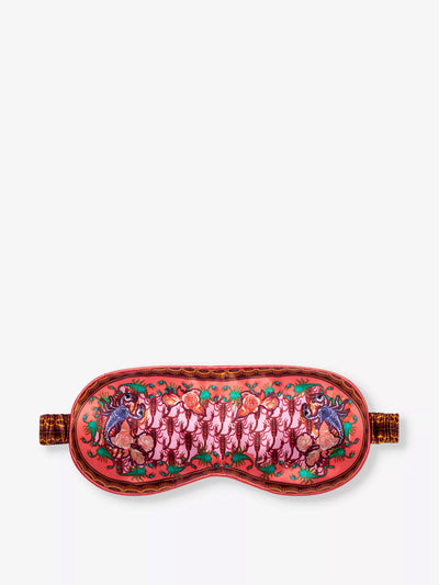 Slip Scorpio graphic-print silk eye mask at Collagerie