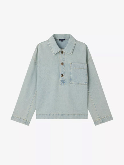Soeur Austin relaxed-fit denim shirt at Collagerie