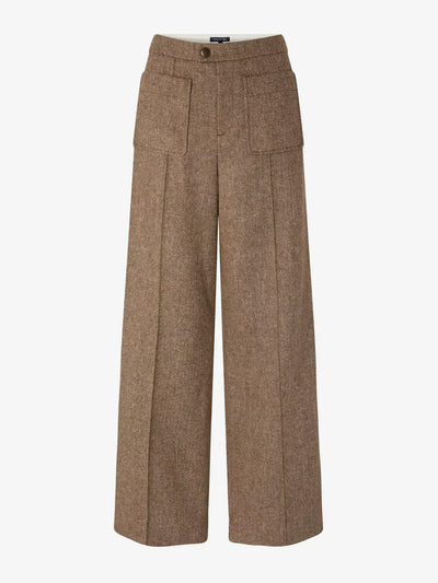 Soeur Harry straight-leg high-rise wool trousers at Collagerie