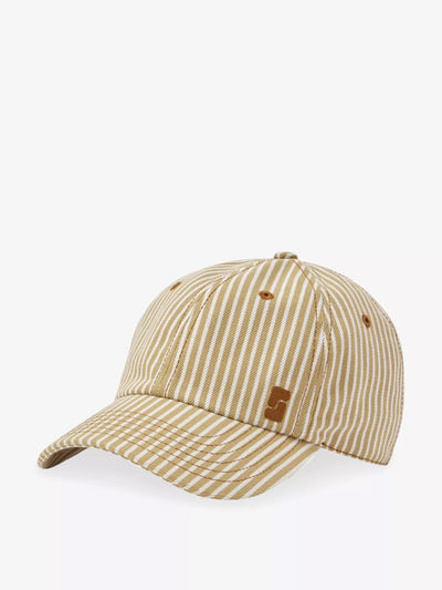 Soeur Serena striped cotton baseball cap at Collagerie