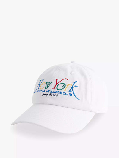 Sporty & Rich NY 94 embroidered cotton baseball cap at Collagerie
