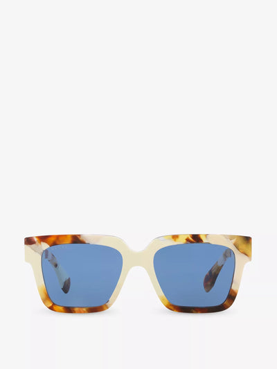 Gucci Square-frame tortoiseshell acetate sunglasses at Collagerie