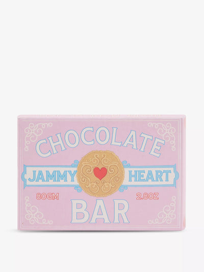 The Chocolate Gifting Company Ever So Jammy Heart white chocolate bar at Collagerie