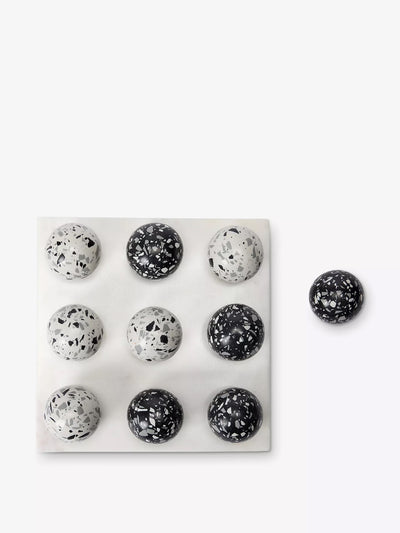 The Conran Shop Pietra Tic Tac Toe engineered stone game at Collagerie