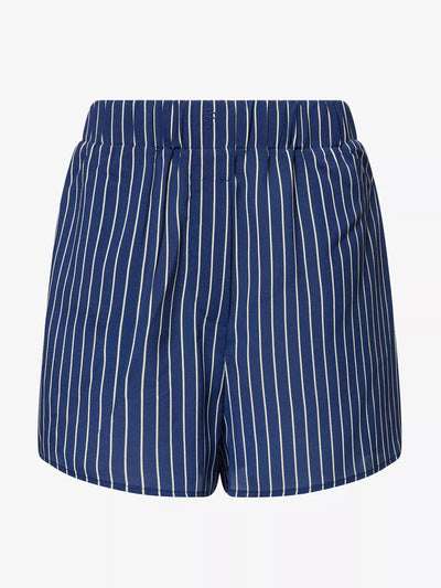 The Frankie Shop Lui striped woven shorts at Collagerie