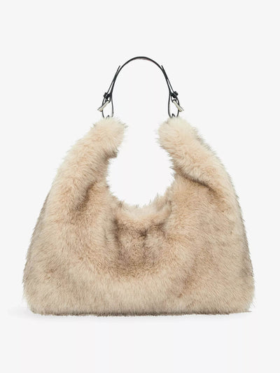 The Kooples Faux-fur shoulder bag at Collagerie