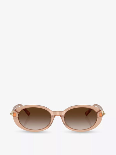 Tiffany & Co TF4242D round-frame acetate sunglasses at Collagerie