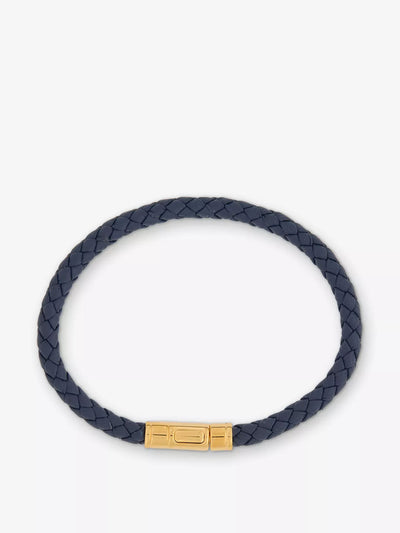 Tom Ford Braided leather bracelet at Collagerie