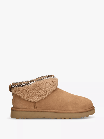 Ugg Classic Ultra Mini Maxi Curly sheepskin boots at Collagerie