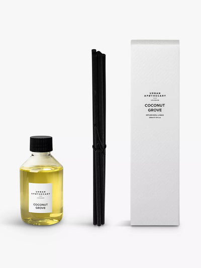 Urban Apothecary Coconut Grove signature diffuser refill at Collagerie