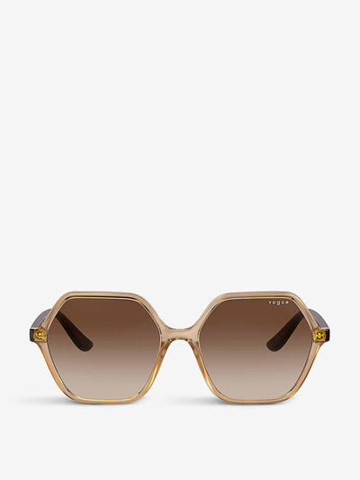 Vogue Irregular-frame acetate sunglasses at Collagerie