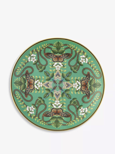 Wedgwood Wonderlust Emerald Forest bone china plate at Collagerie